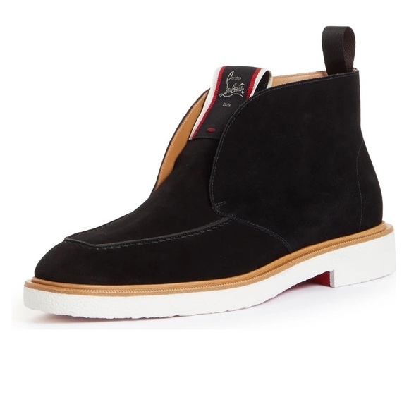 Christian Louboutin Other - New Men’s Size 42 Christian Louboutin Citycrepe Black Ankle Boots